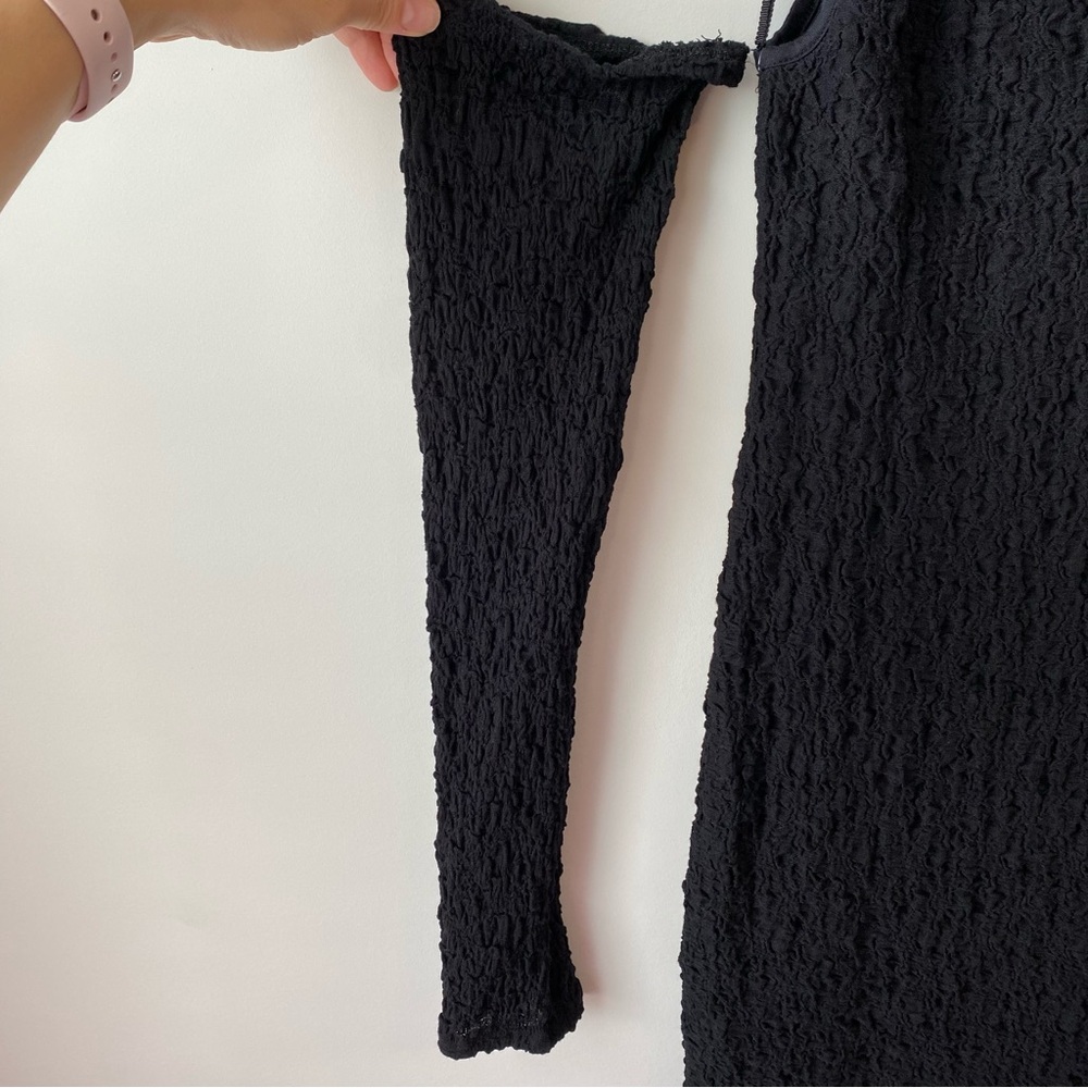 Free People Ava Dress Gloves Set Black M - Picture 6 of 12